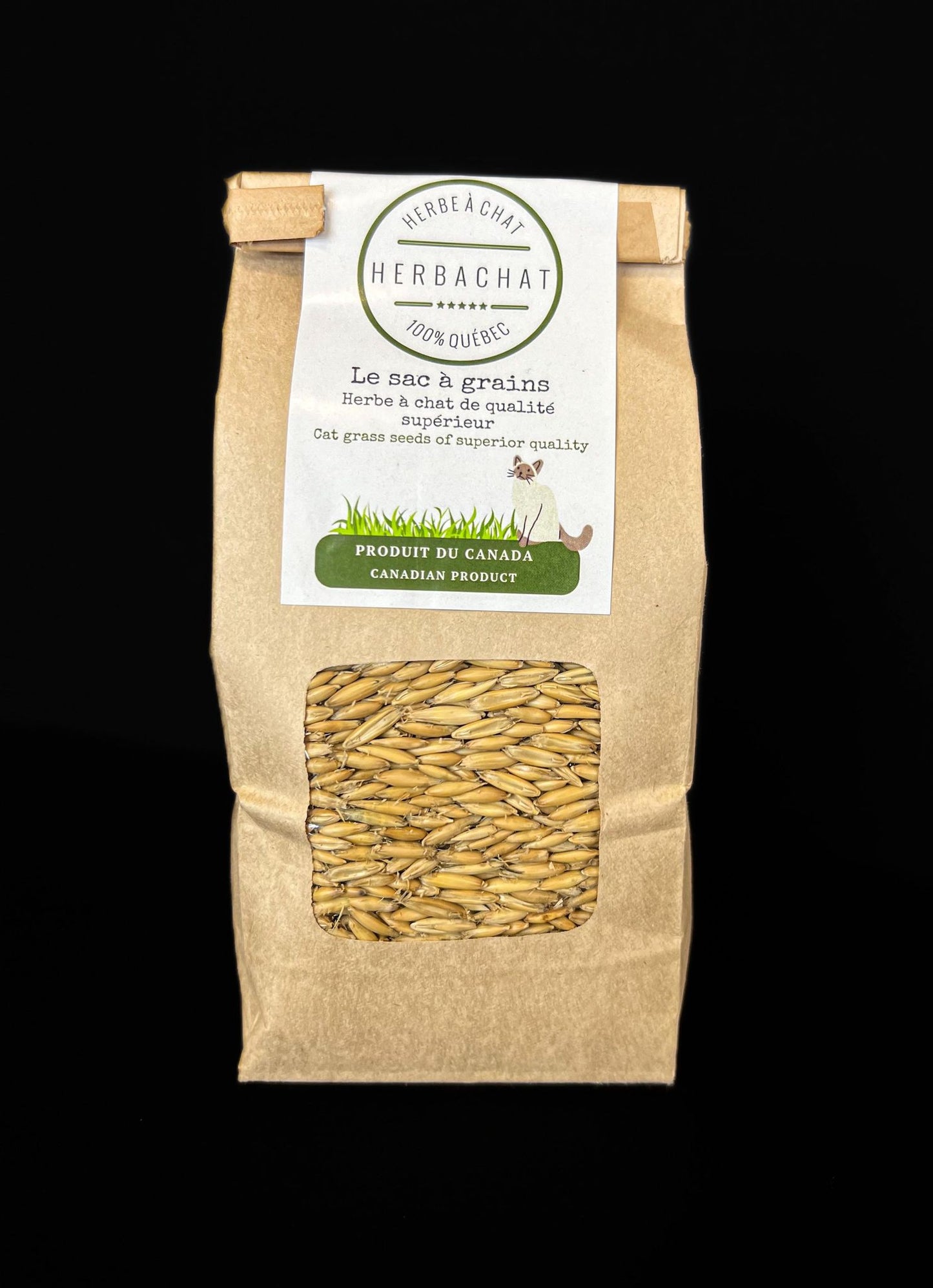 Sac à grains - Semence d'herbe à chat de qualité supérieur